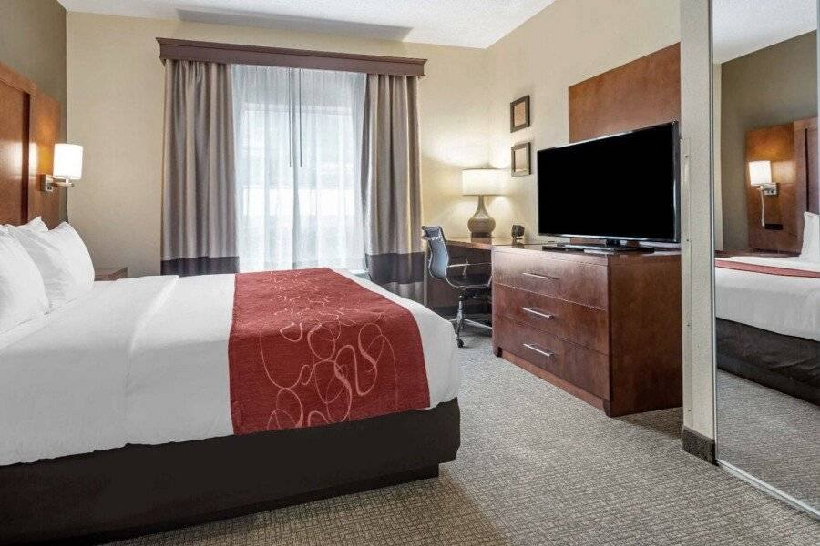 Comfort Suites - Harrison hotel bedroom