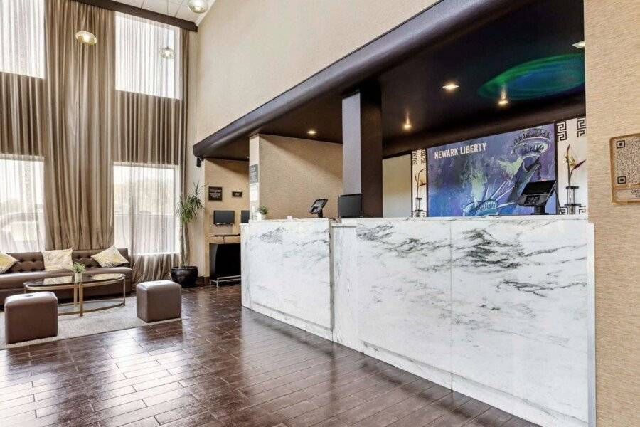 Best Western Plus Airport West lobby,front desk