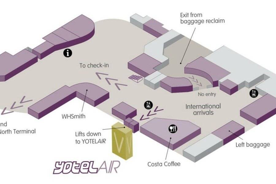 YOTELAIR London Gatwick Airport 