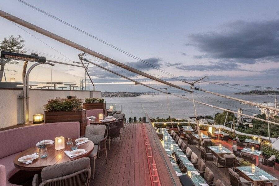 Swissotel The Bosphorus Istanbul rooftop pool,ocean view,restaurant