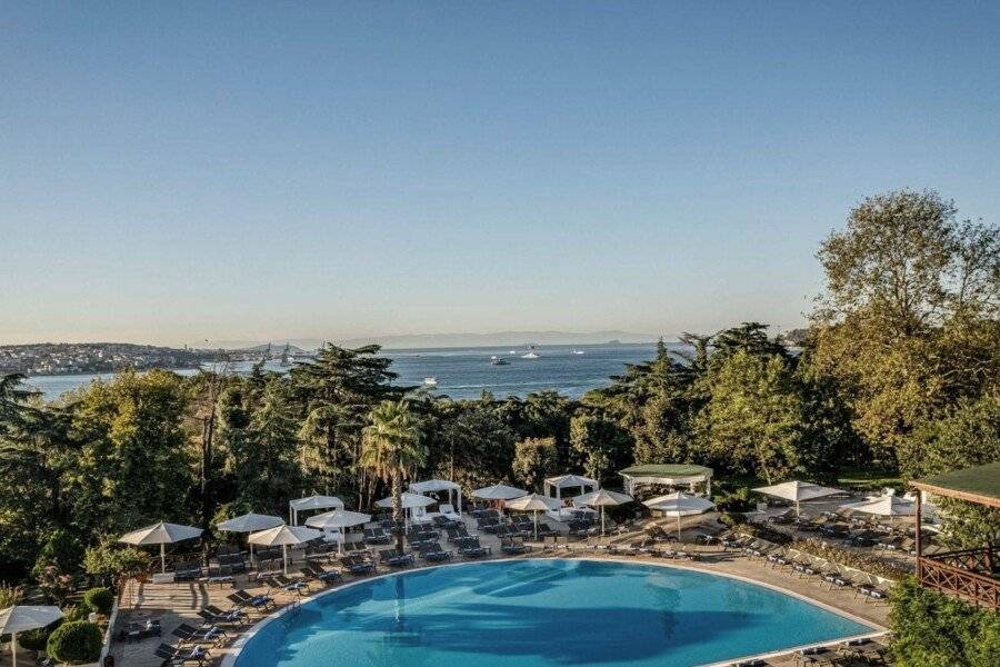 Swissotel The Bosphorus Istanbul outdoor pool,ocean view