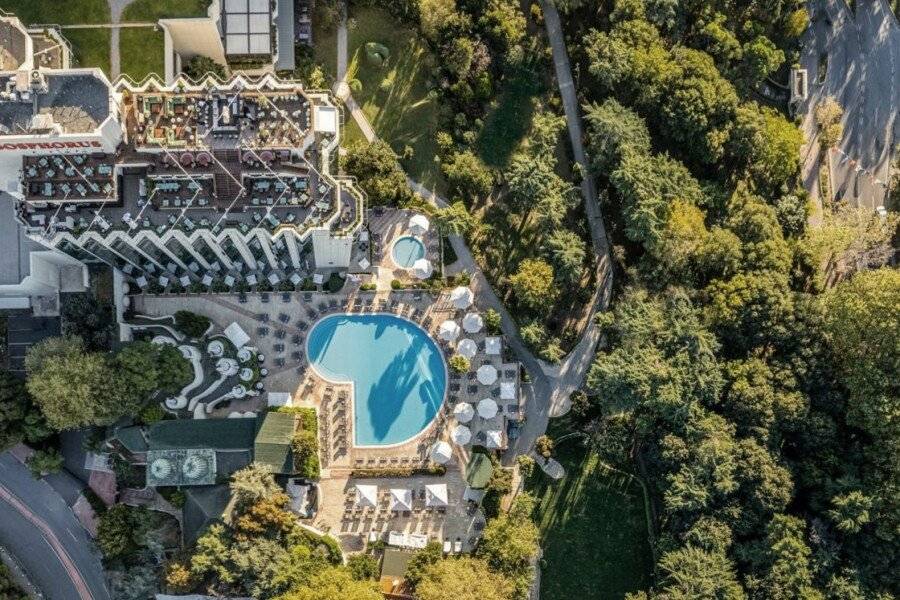 Swissotel The Bosphorus Istanbul facade,outdoor pool,garden