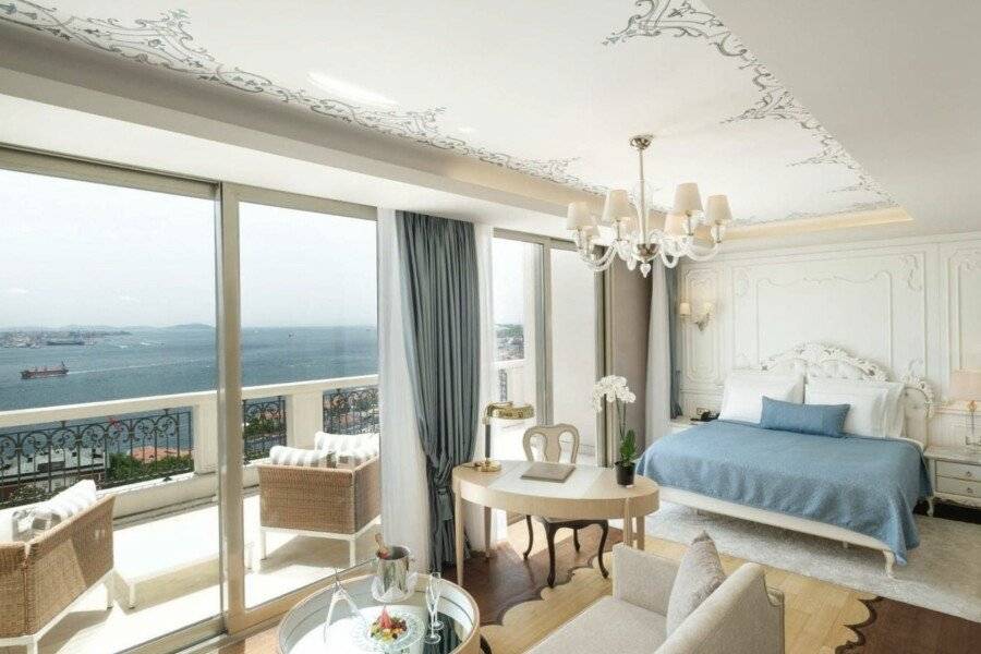 CVK Park Bosphorus Hotel Istanbul hotel bedroom,ocean view,balcony