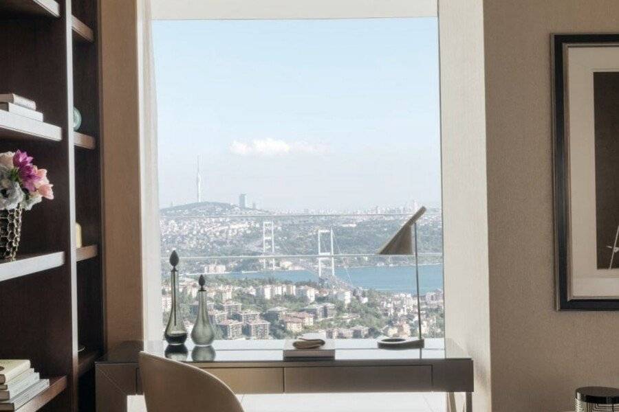 Raffles Istanbul hotel bedroom,ocean view