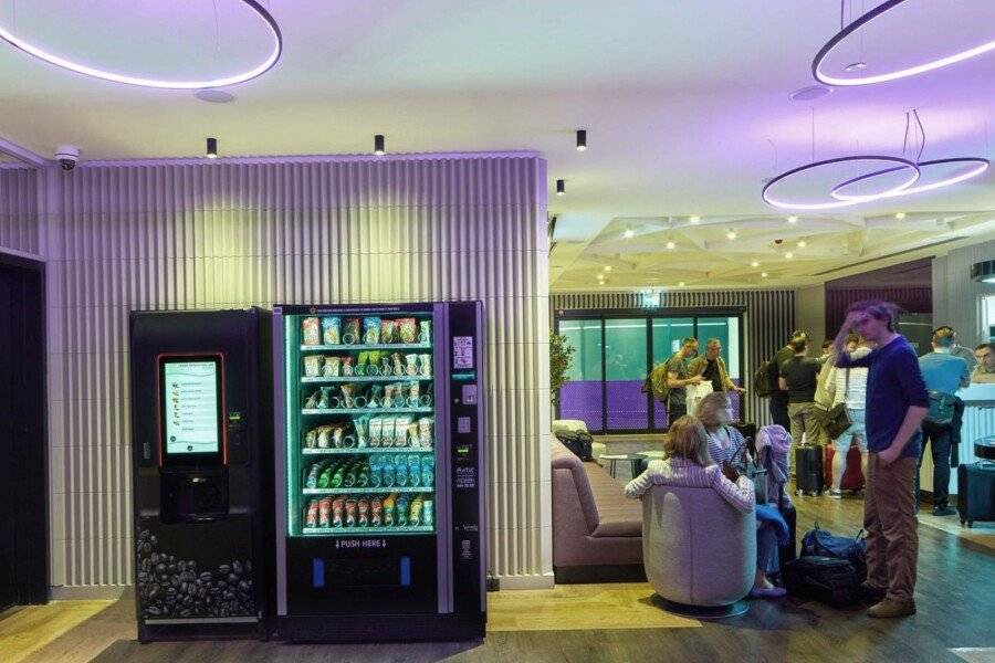 Yotel Istanbul Airport hotel (airside) lobby,