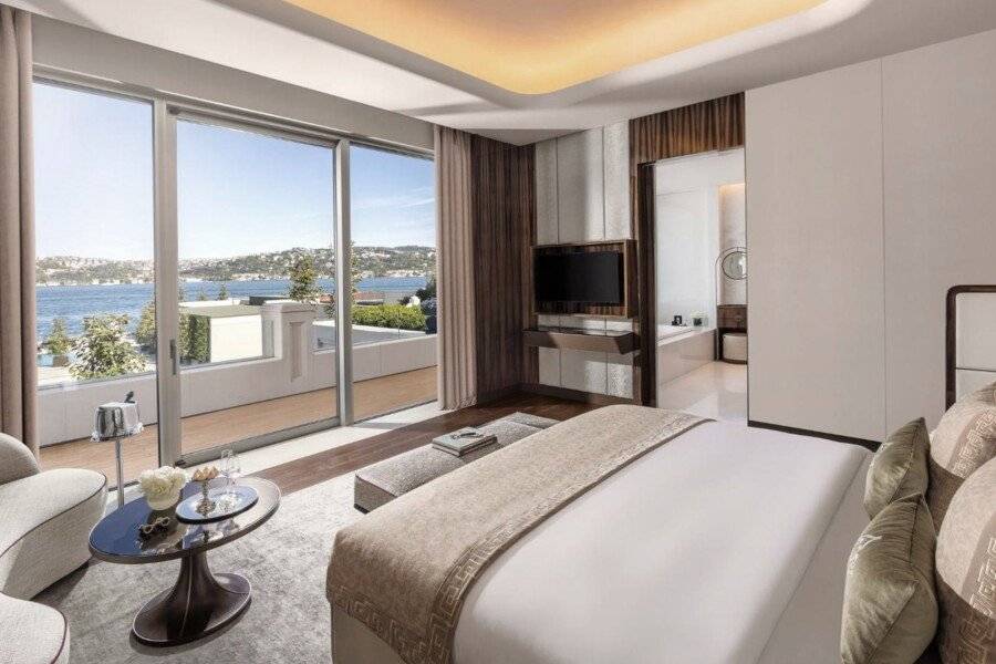 Mandarin Oriental Bosphorus hotel bedroom,ocean view
