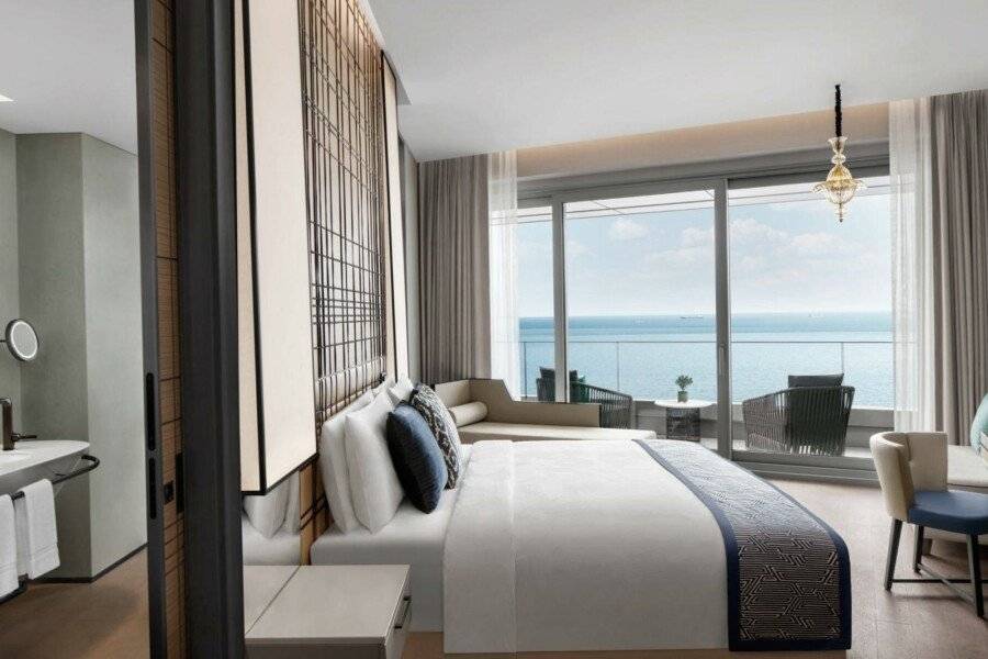 JW Marriott Hotel Istanbul Marmara Sea hotel bedroom,ocean view