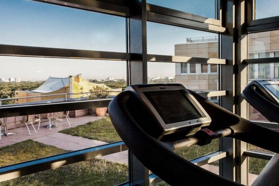 Grand Hyatt Berlin fitness centre, balcony