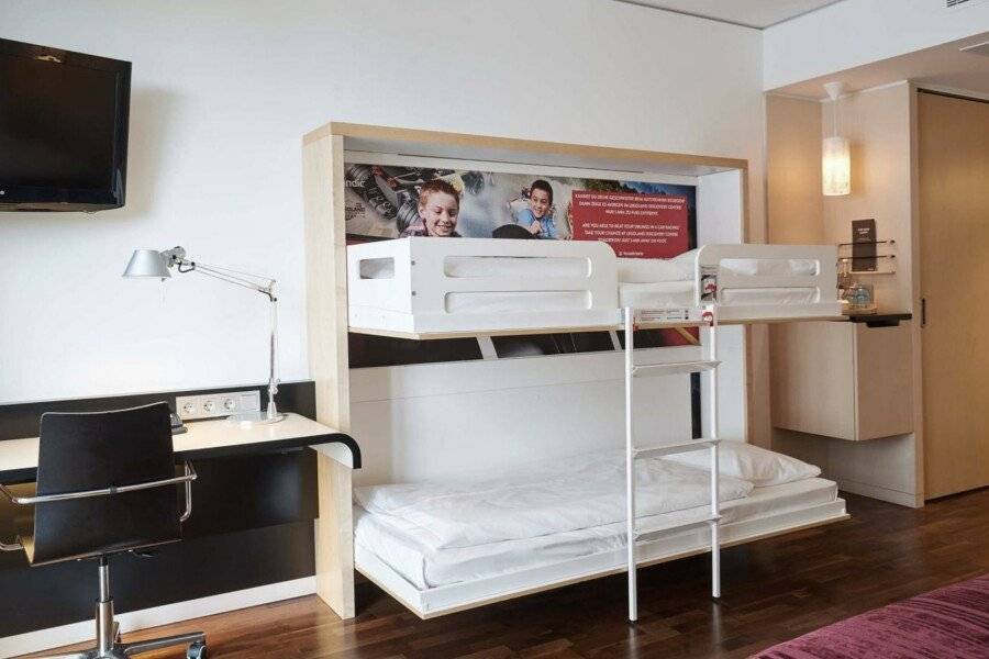 Scandic Potsdamer Platz hotel bedroom,kids play area