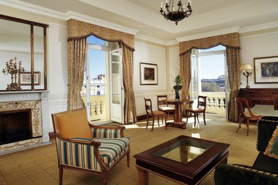 The Westin Excelsior hotel bedroom,balcony