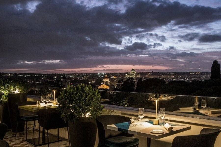 Sofitel Roma Villa Borghese restaurant,ocean view