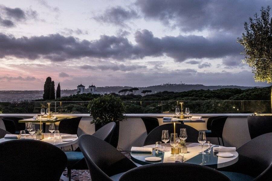 Sofitel Roma Villa Borghese restaurant,ocean view