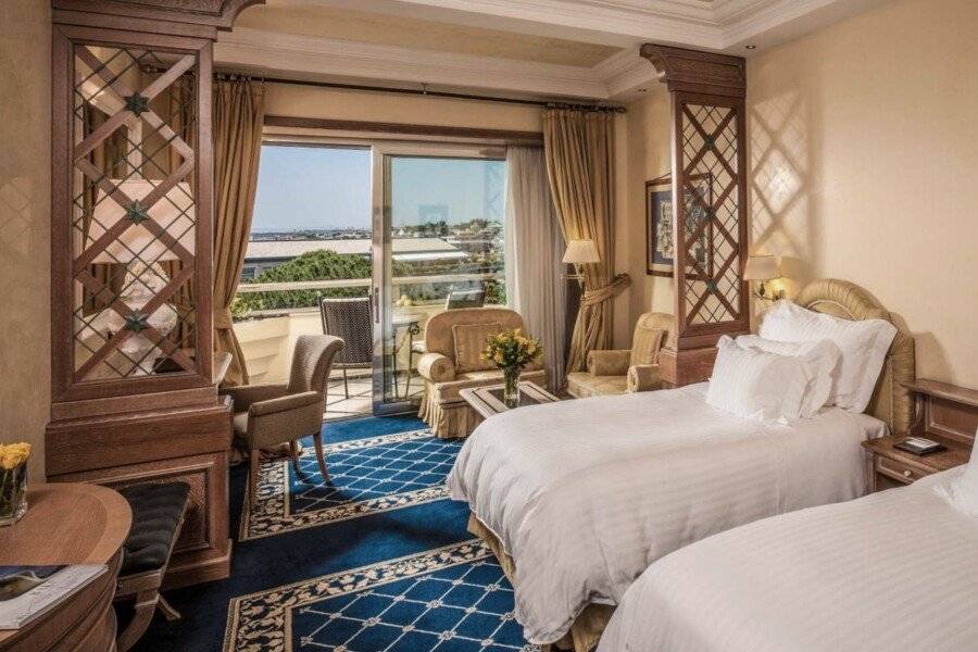 Rome Cavalieri, A Waldorf Astoria Hotel hotel bedroom,balcony,ocean view