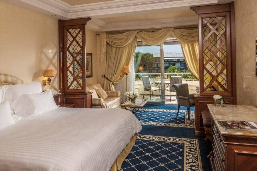 Rome Cavalieri, A Waldorf Astoria Hotel hotel bedroom,balcony