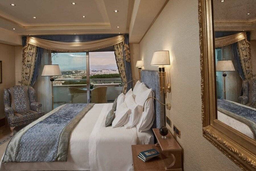 Rome Cavalieri, A Waldorf Astoria Hotel hotel bedroom,ocean view