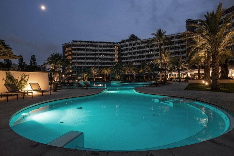 Ergife Palace Hotel outdoor pool,hotel facade