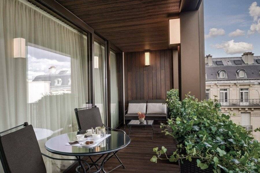 Bulgari Hotel Paris balcony