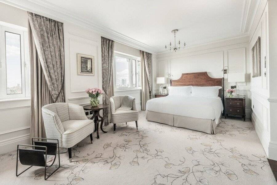 The Langham hotel bedroom