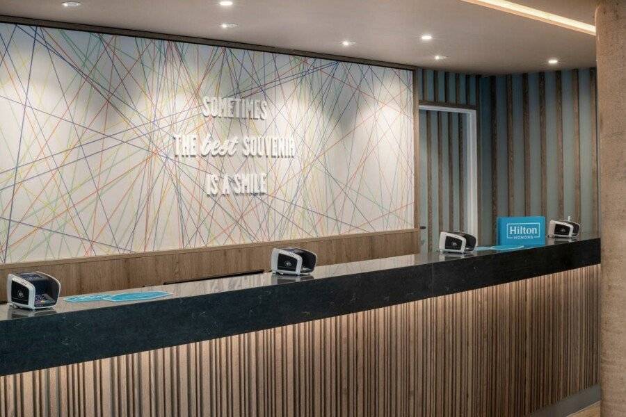 Hampton By Hilton London City front desk, lobby, 