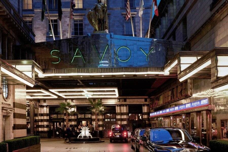 The Savoy facade