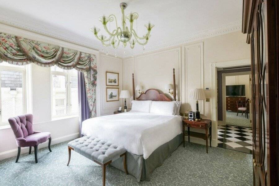 The Savoy hotel bedroom