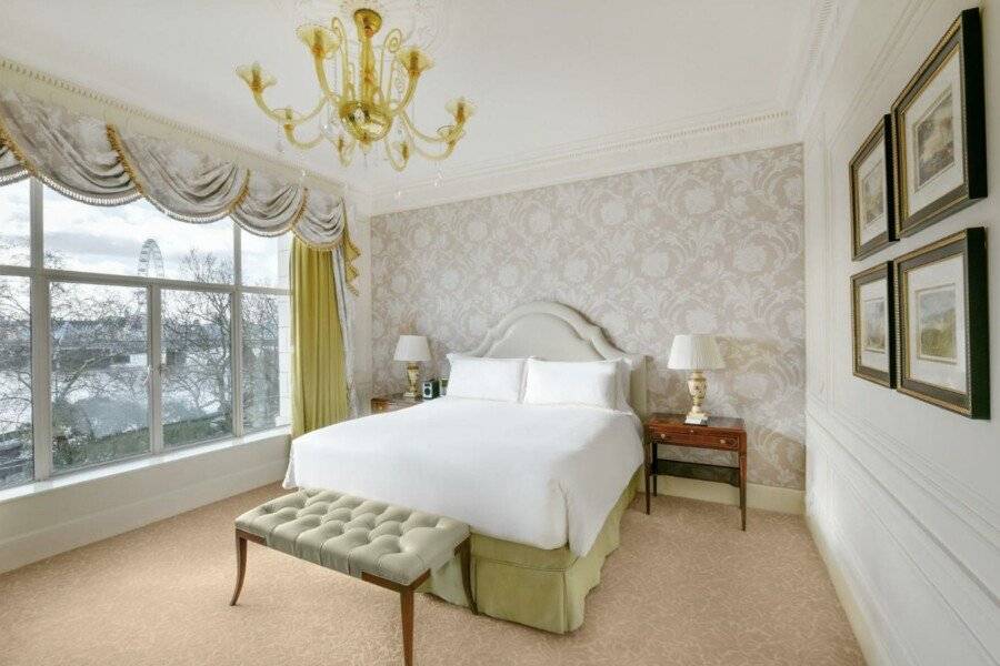 The Savoy hotel bedroom