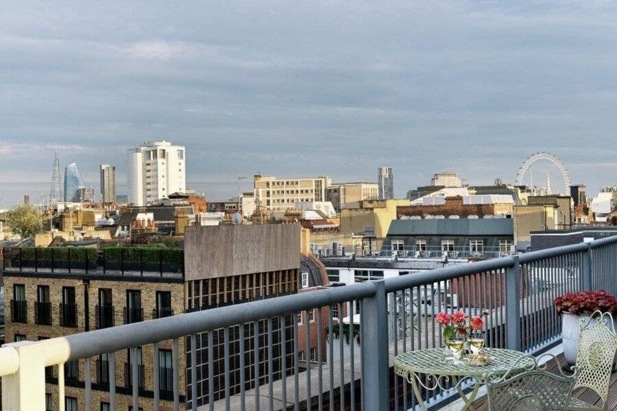 The Soho Hotel, Firmdale Hotels rooftop pool,ocean view