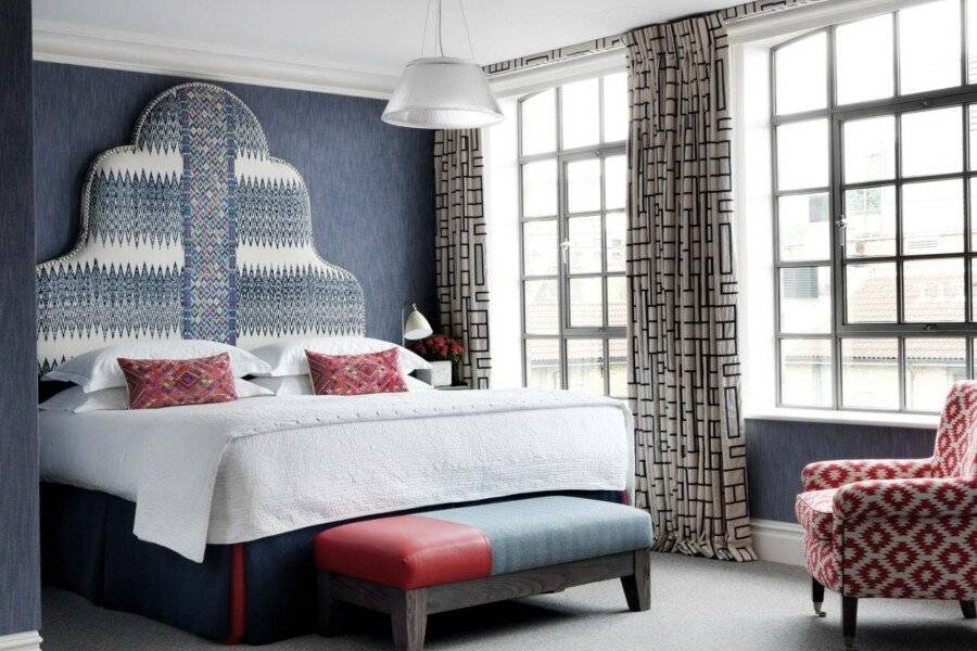 The Soho Hotel, Firmdale Hotels hotel bedroom