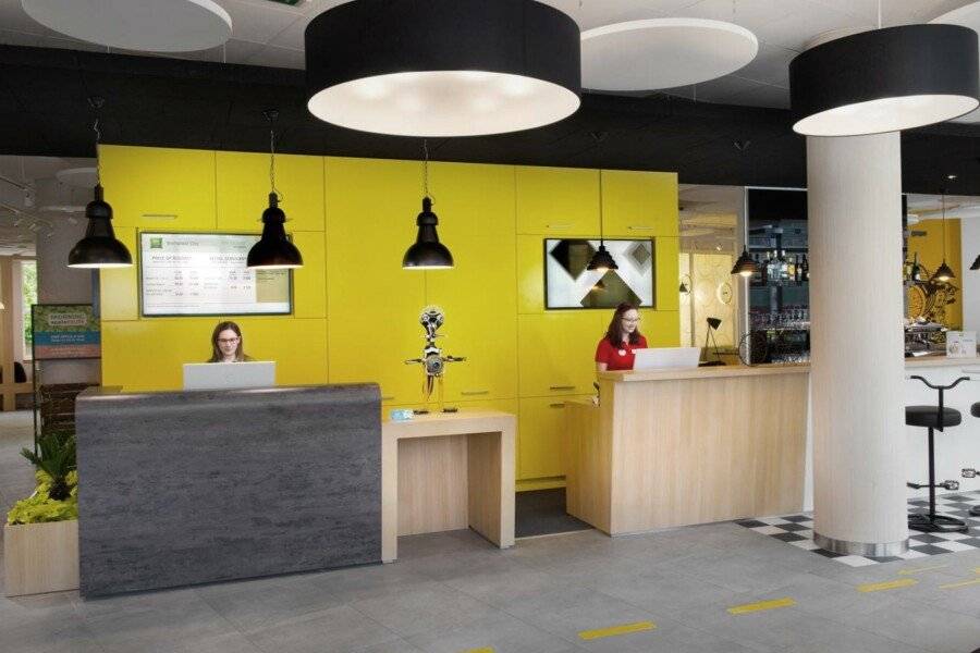 Ibis Styles Budapest City lobby,front desk