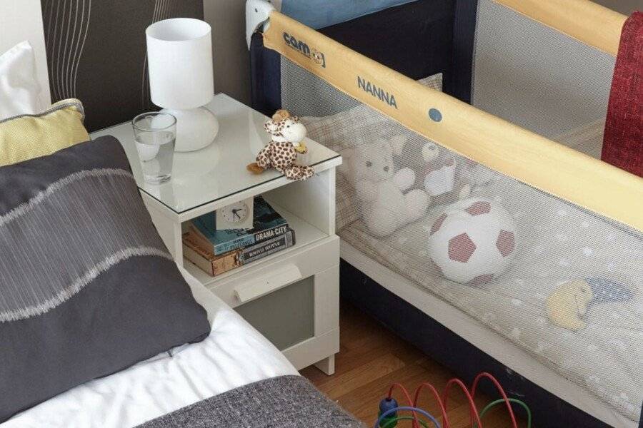 7Seasons Apartments Budapest kids play area,hotel bedroom,