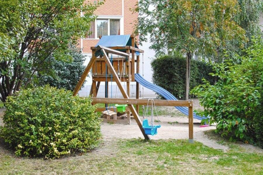 Actor Hotel Budapest kids play area,garden