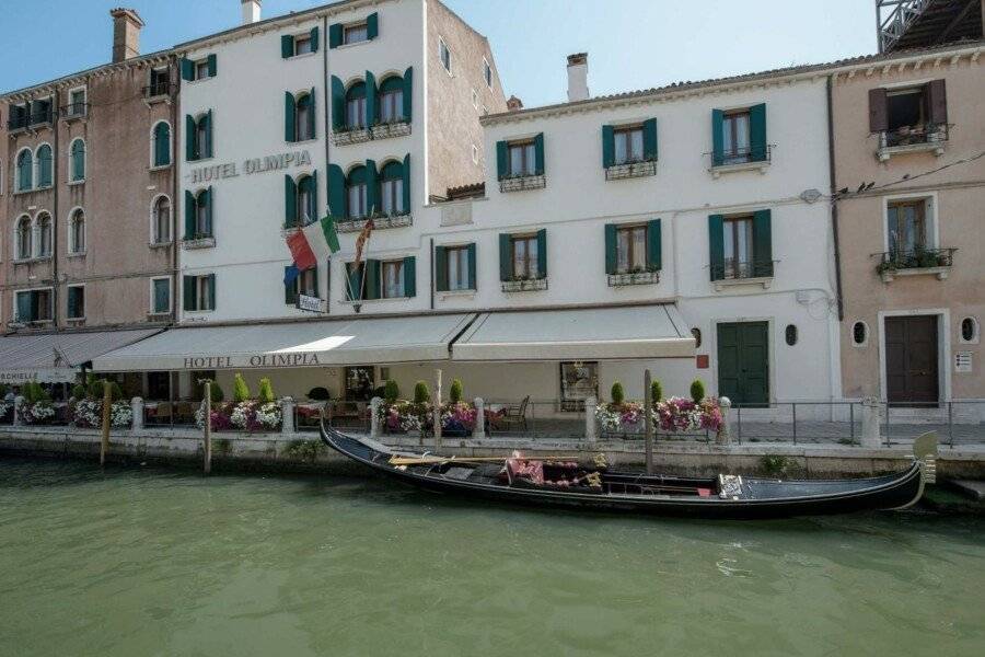 Hotel Olimpia Venice facade,hotel facade