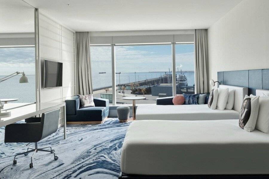 W Barcelona hotel bedroom,ocean view