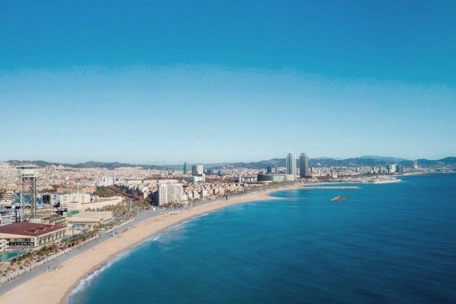 W Barcelona ocean view, beach