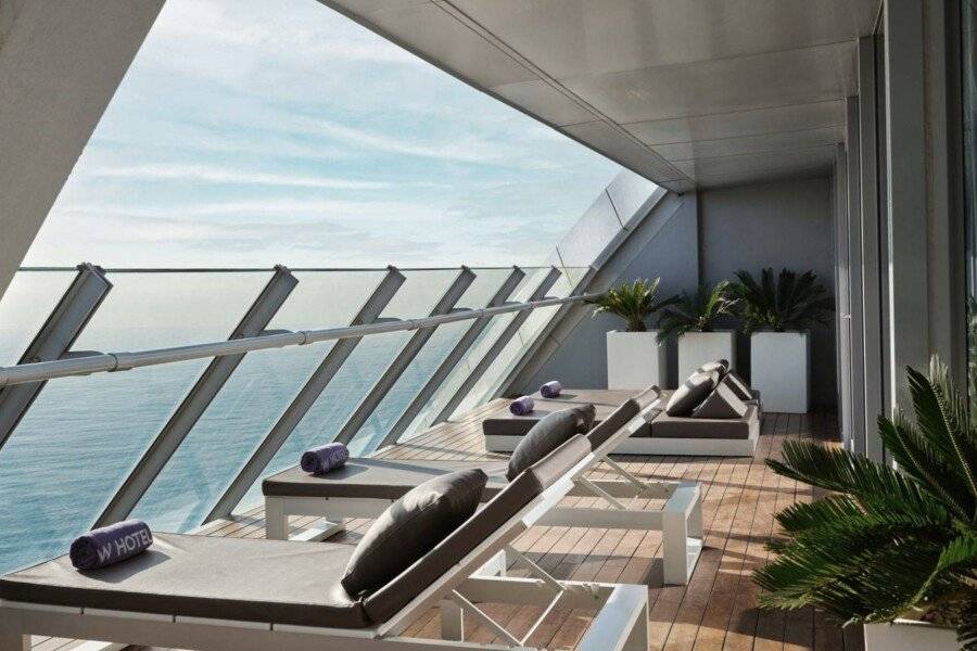 W Barcelona balcony,ocean view