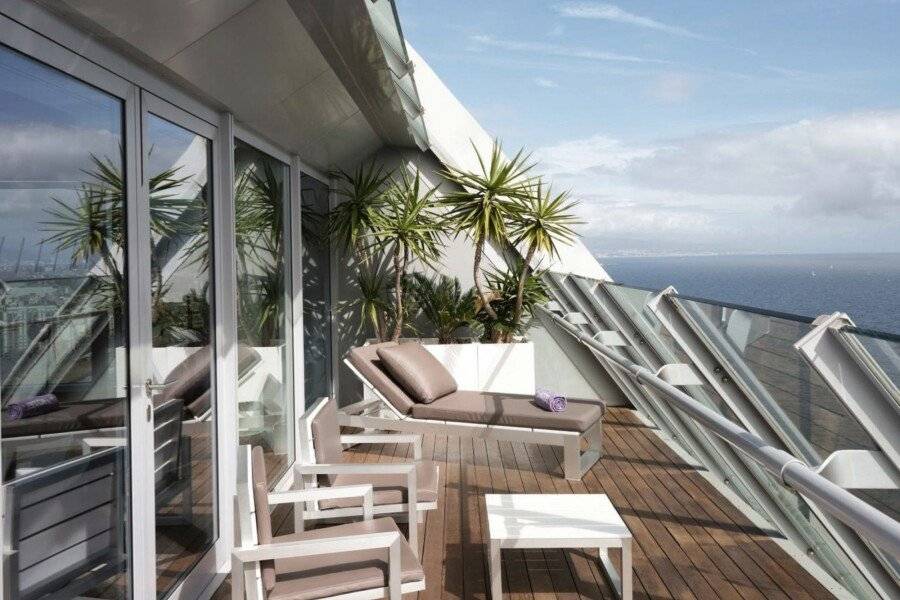 W Barcelona balcony,ocean view