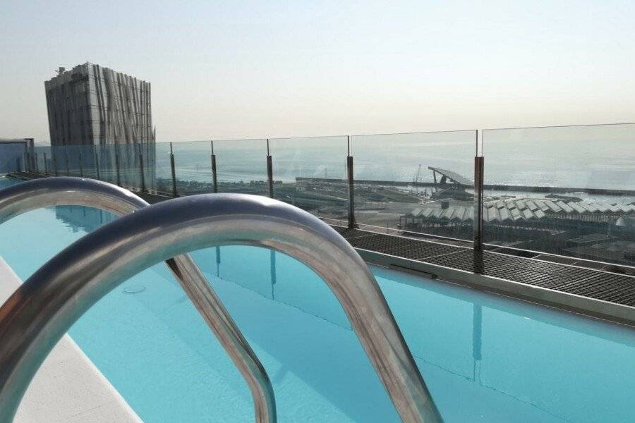 Barcelona Princess rooftop pool,ocean view