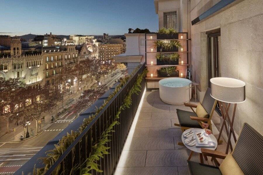 Mandarin Oriental, Barcelona balcony,jacuzzi,ocean view