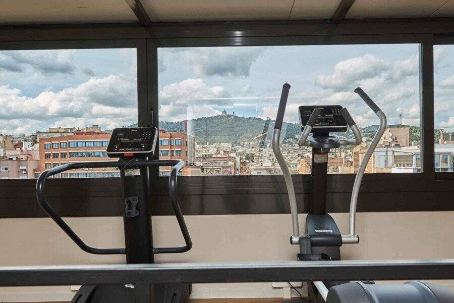 Mercure Barcelona Condor fitness centre,mountain view