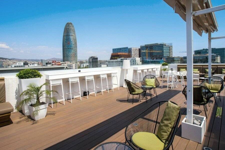 Golden Hotel Barcelona rooftop pool