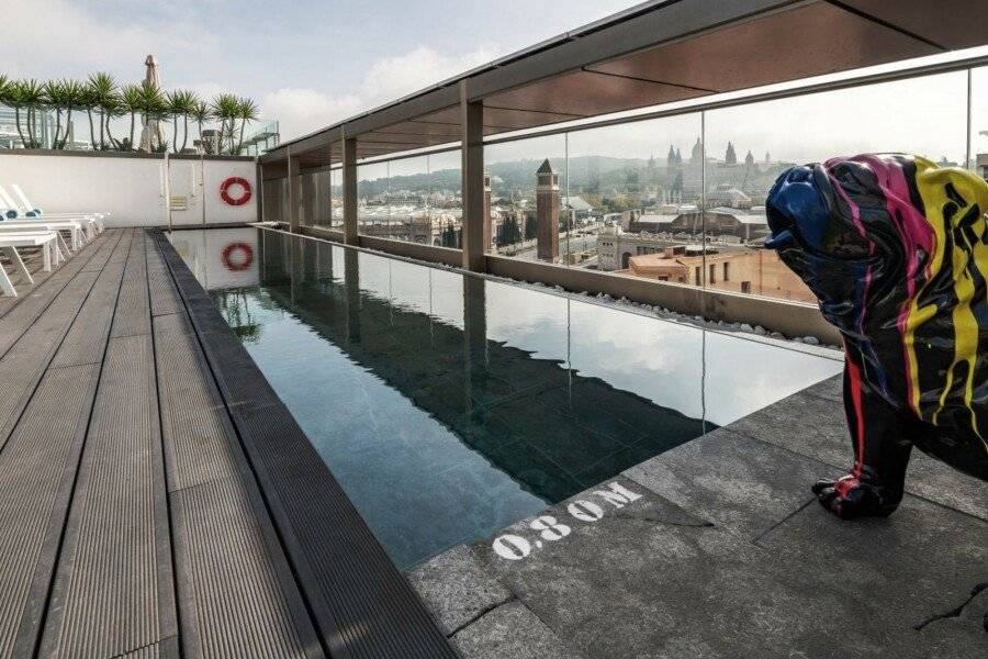 Occidental Barcelona 1929 rooftop pool,ocean view