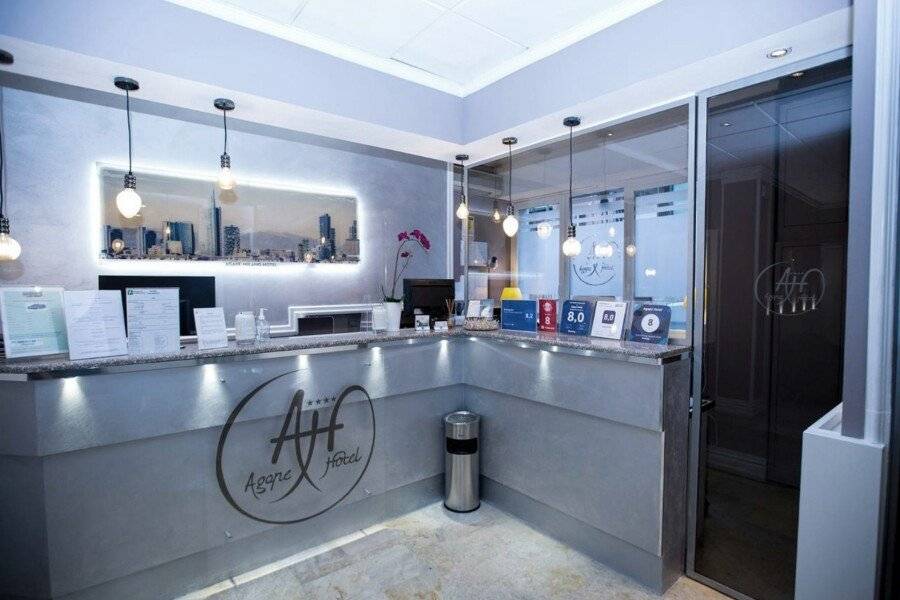 Agape Hotel AA Hotels front desk, lobby, 