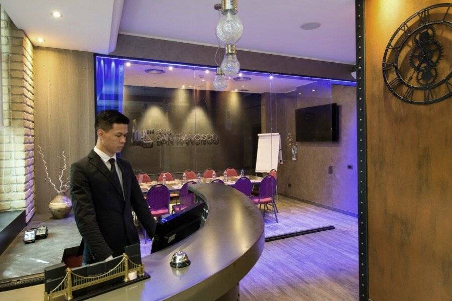 Hotel San Francisco, Milano front desk,conference room,meeting room,