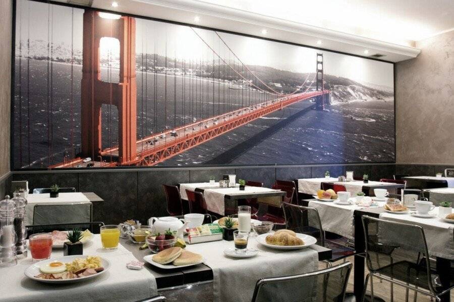 Hotel San Francisco, Milano restaurant, breakfast, 