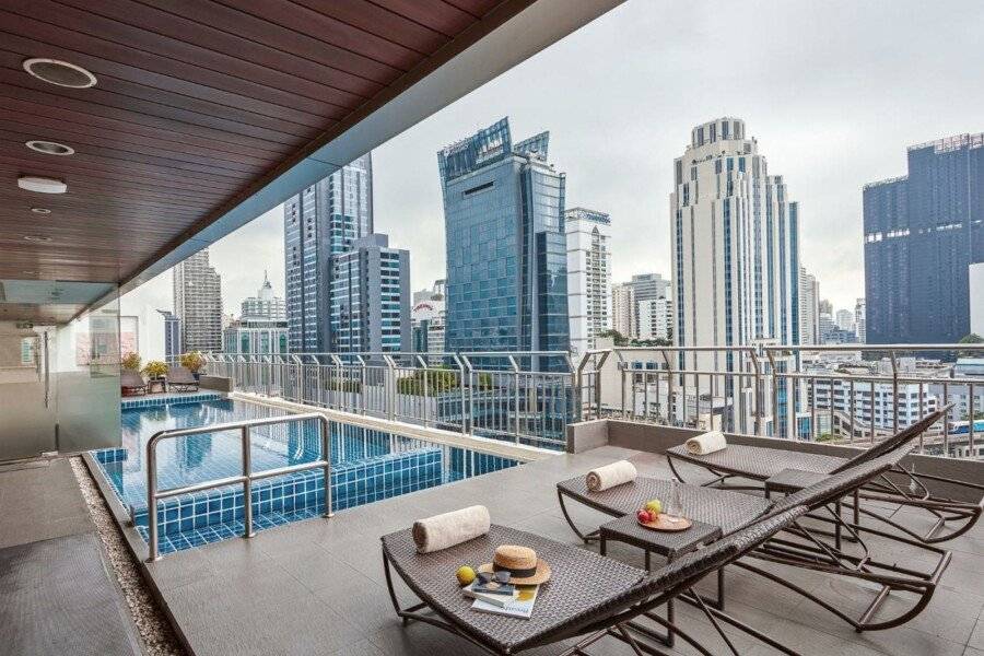 Adelphi Suites Bangkok - SHA Extra Plus rooftop pool,ocean view