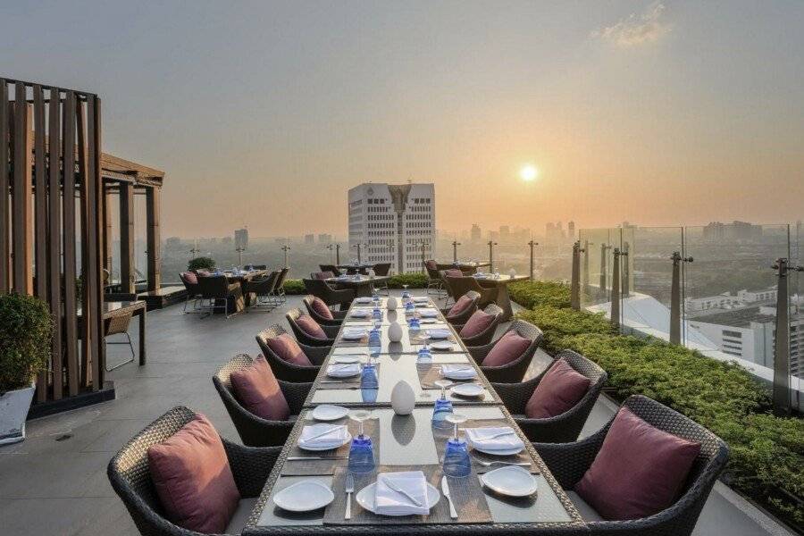 Centara Grand at Central Plaza Ladprao rooftop pool,restaurant,ocean view