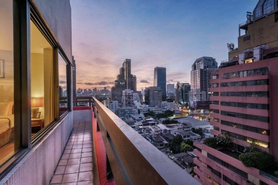 Bandara Suites Silom balcony,ocean view