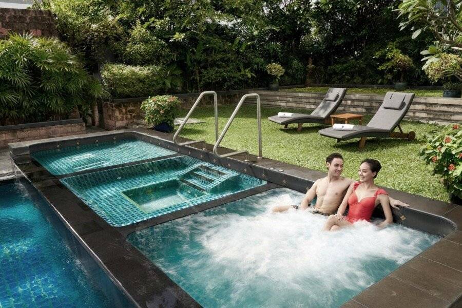 JW Marriott Hotel Bangkok spa,jacuzzi,outdoor pool,garden