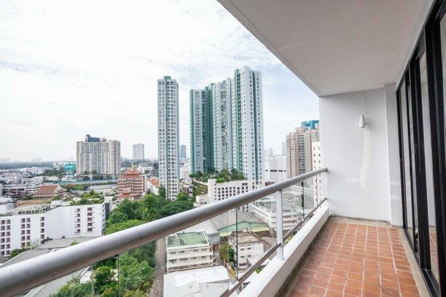 Chatrium Residence Sathon Bangkok balcony,ocean view