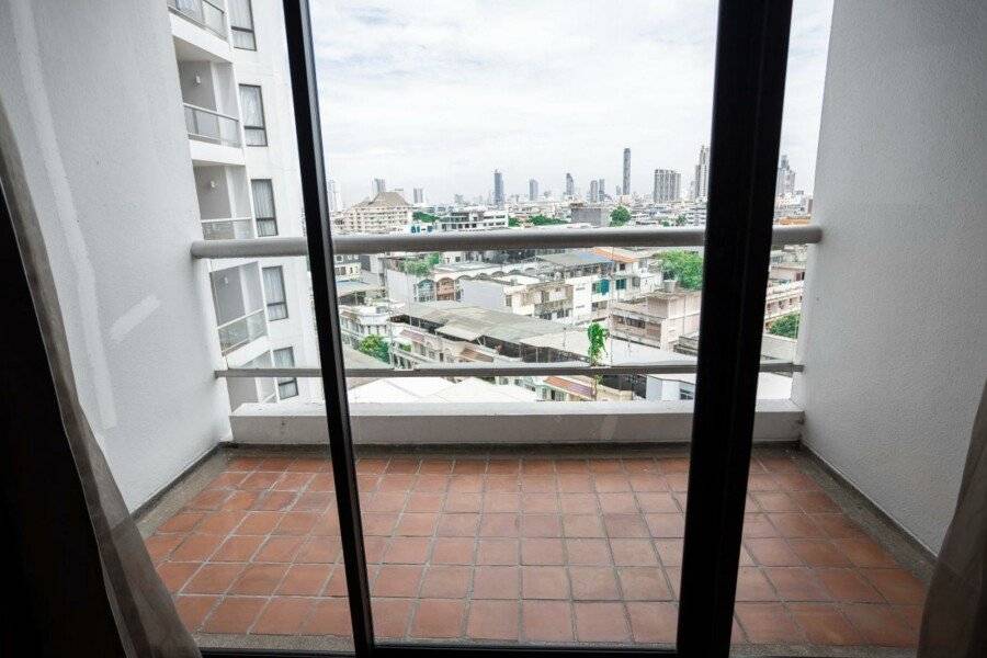 Chatrium Residence Sathon Bangkok balcony,ocean view